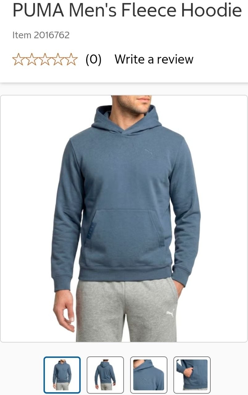 PUMA Men's Fleece Hoodie