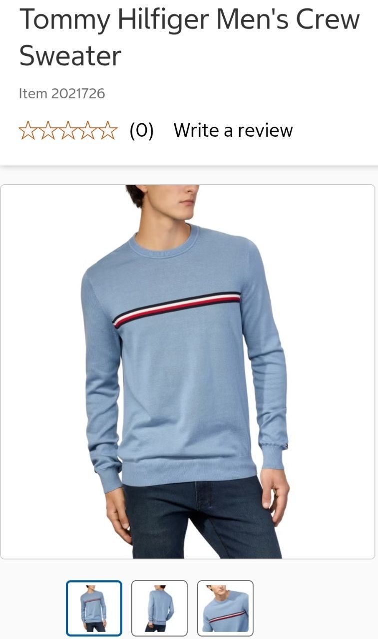 Tommy Hilfiger Men's Crew Sweater