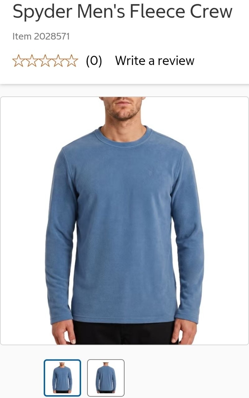 Spyder Men's Fleece Crew