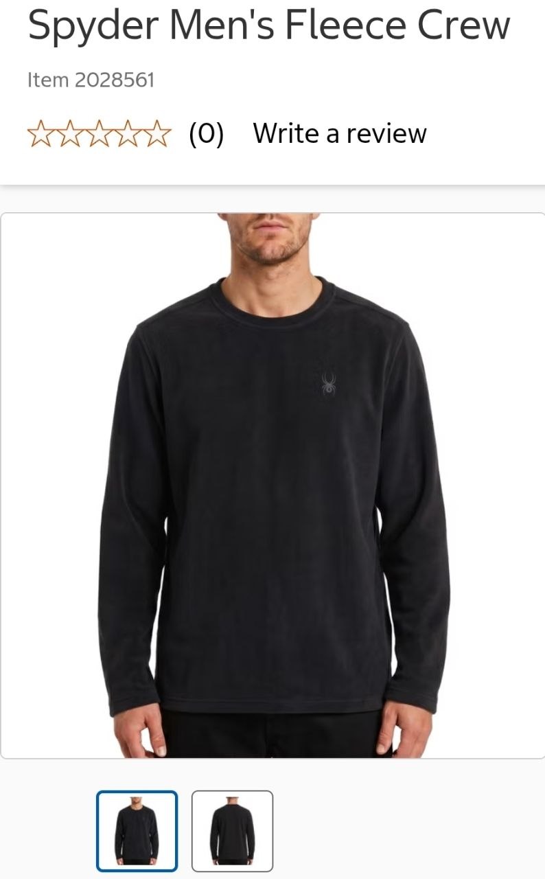 Spyder Men's Fleece Crew