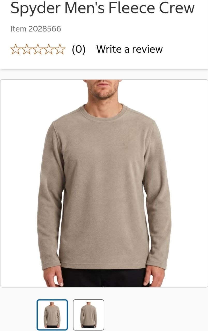 Spyder Men's Fleece Crew