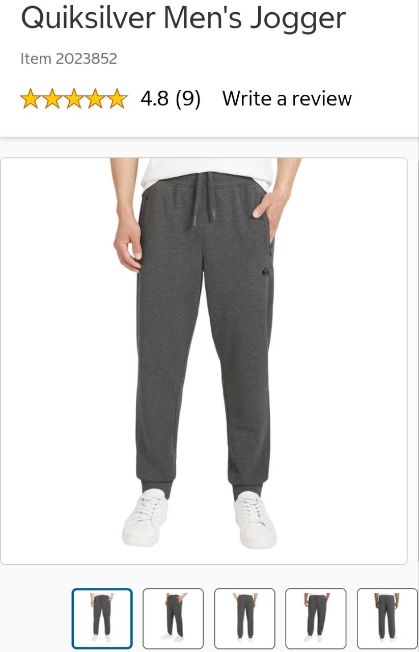 Promo 25/10 Quiksilver Men's Jogger