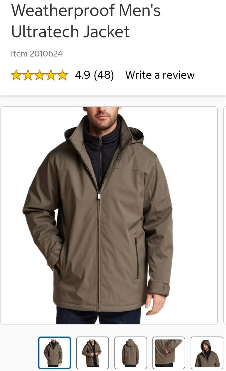 Weatherproof Men's Ultratech Jacket