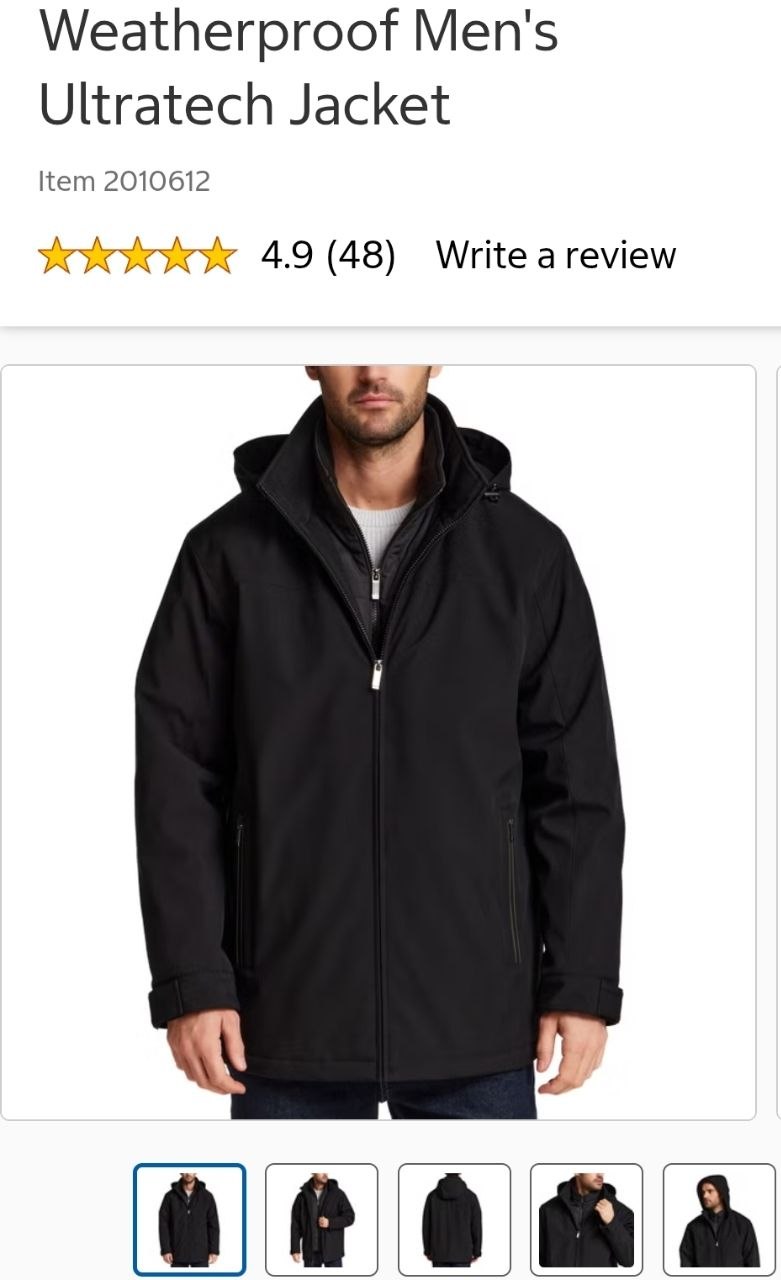 Weatherproof Men's Ultratech Jacket