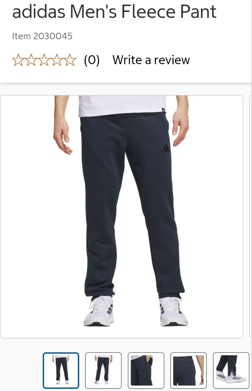adidas Men's Fleece Pant
