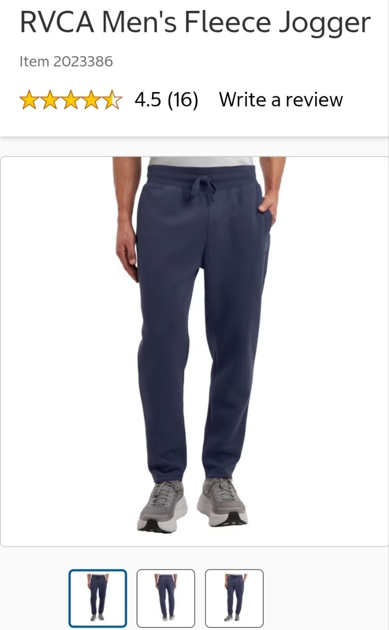 RVCA Men's Fleece Jogger