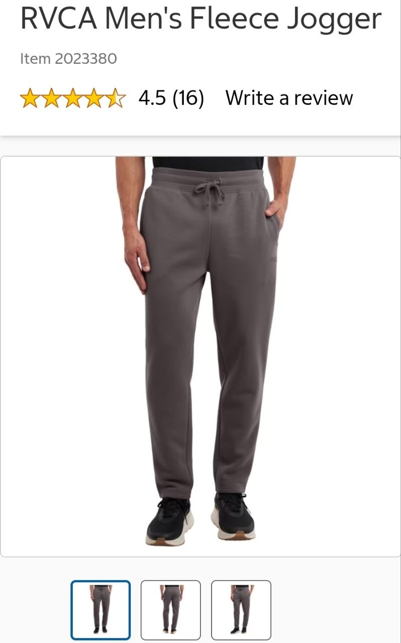 RVCA Men's Fleece Jogger
