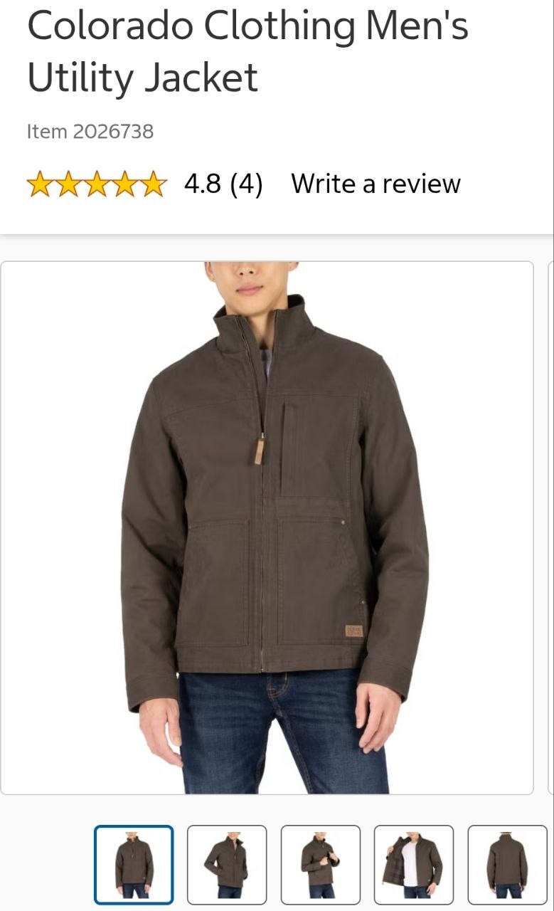 Promo 31/10 Colorado Clothing Men's Utility Jacket