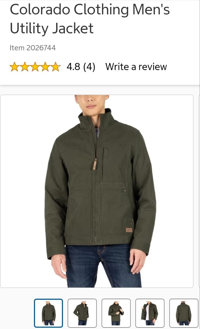 Promo 31/10 Colorado Clothing Men's Utility Jacket