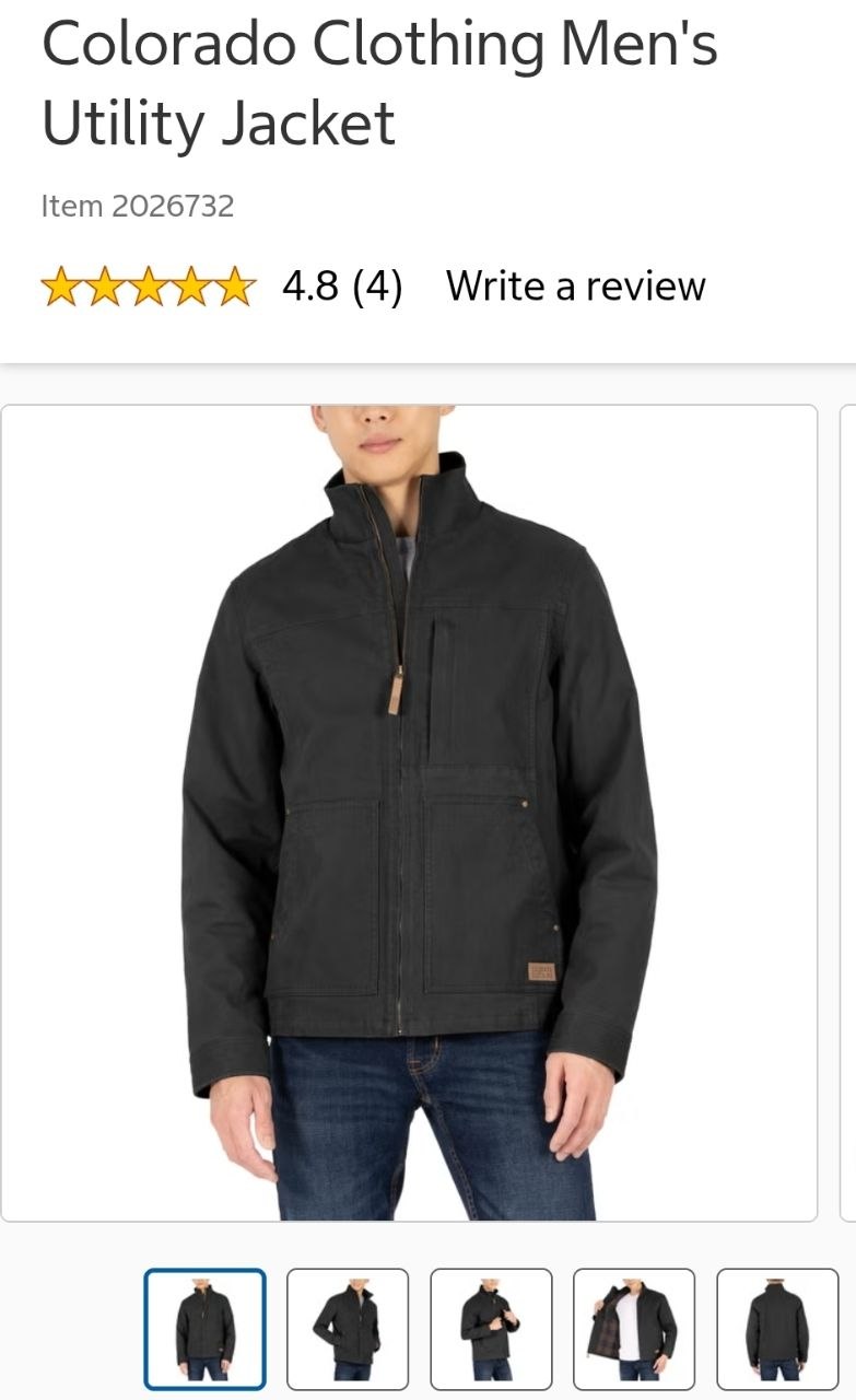 Promo 31/10 Colorado Clothing Men's Utility Jacket