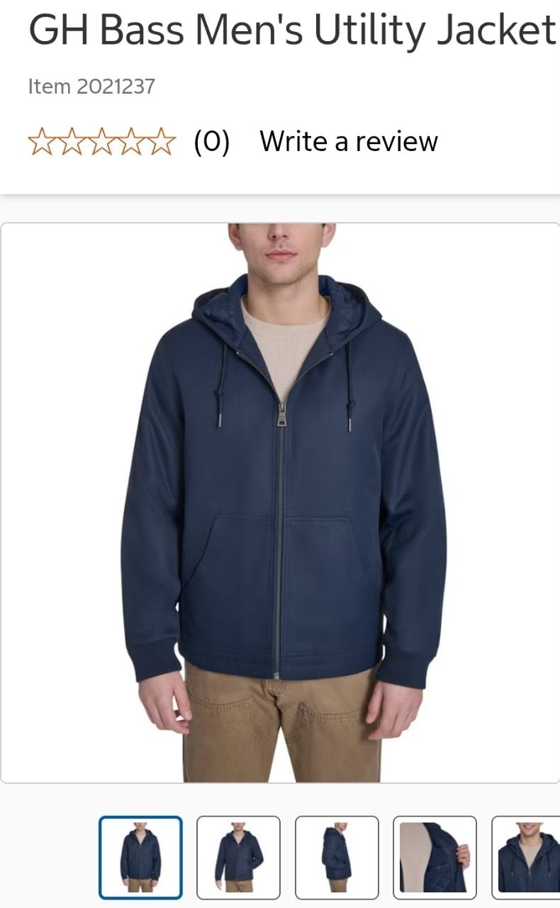 Promo 01/11 GH Bass Men's Utility Jacket