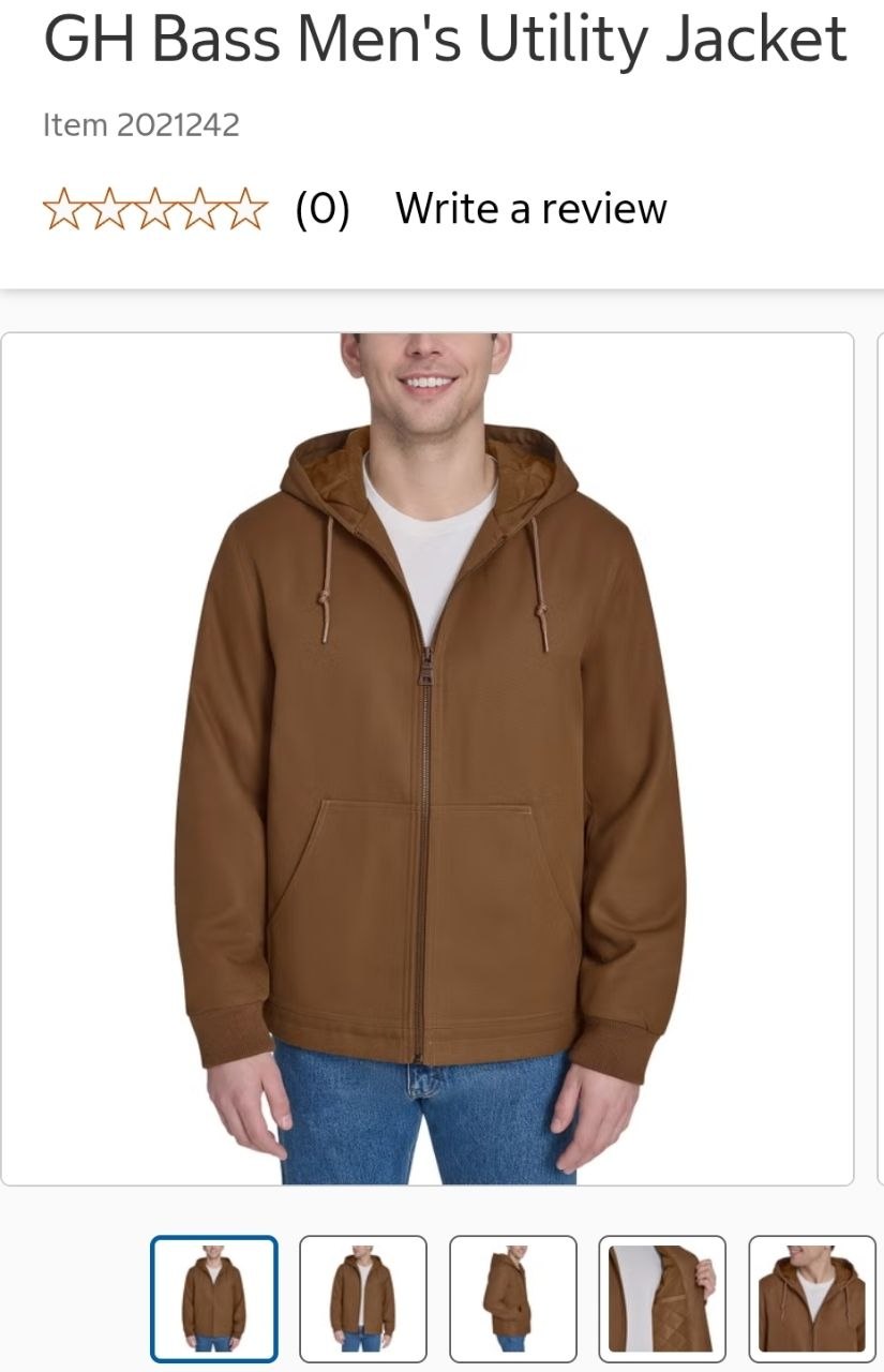Promo 01/11 GH Bass Men's Utility Jacket