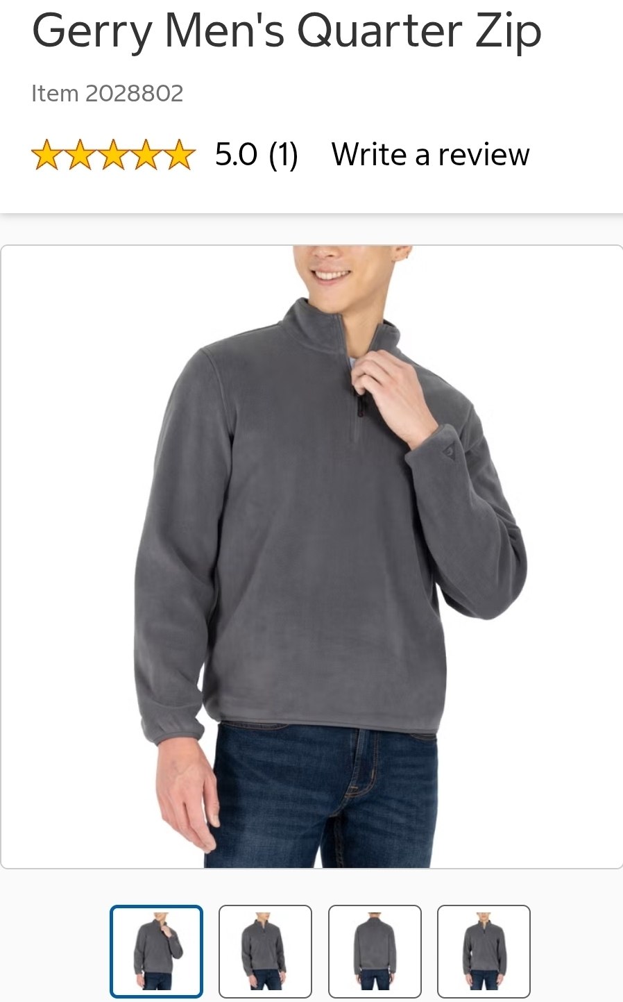 Gerry Men's Quarter Zip