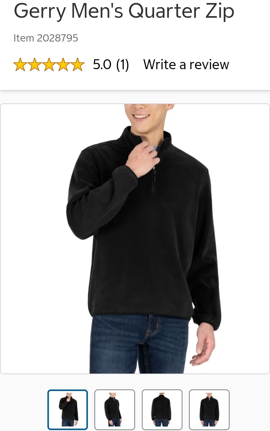 Gerry Men's Quarter Zip