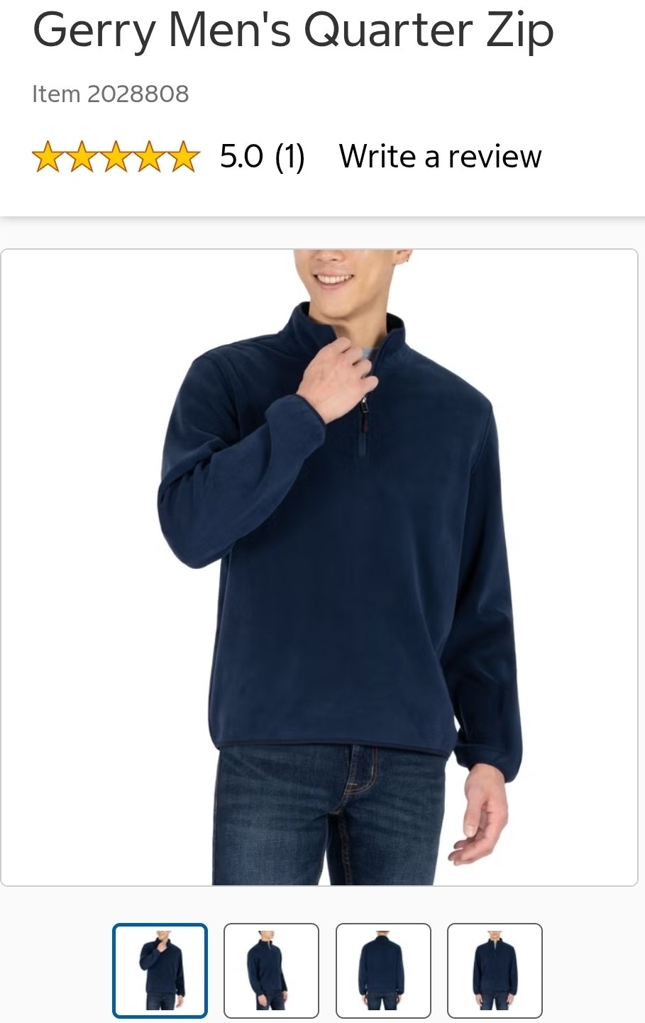 Gerry Men's Quarter Zip