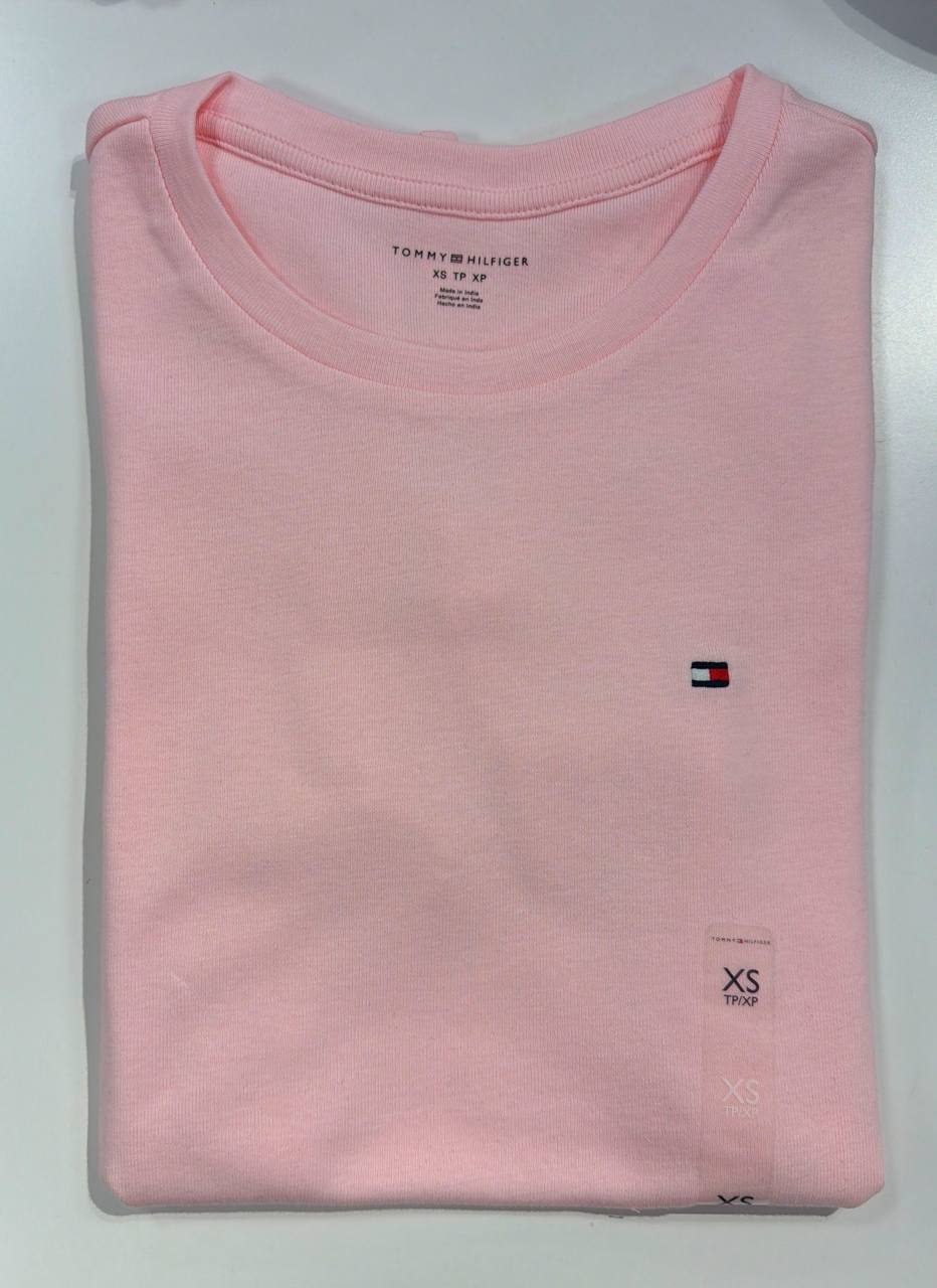 camiseta gola V manga curta