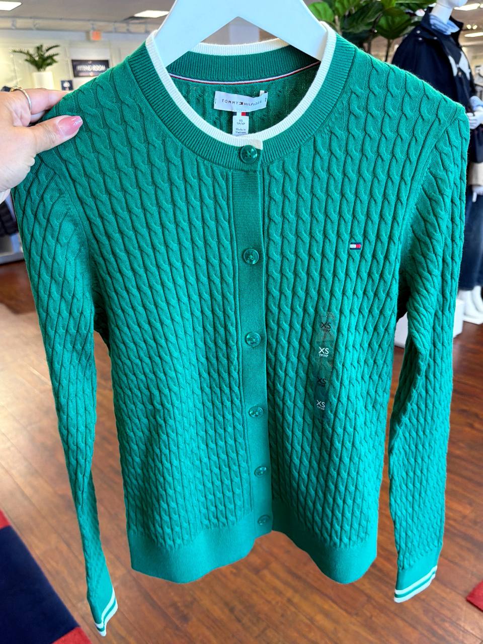 Sweater tricot trançado manga longa