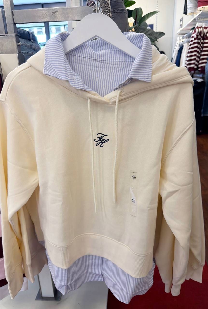 Moletom com fleece e gola Polo