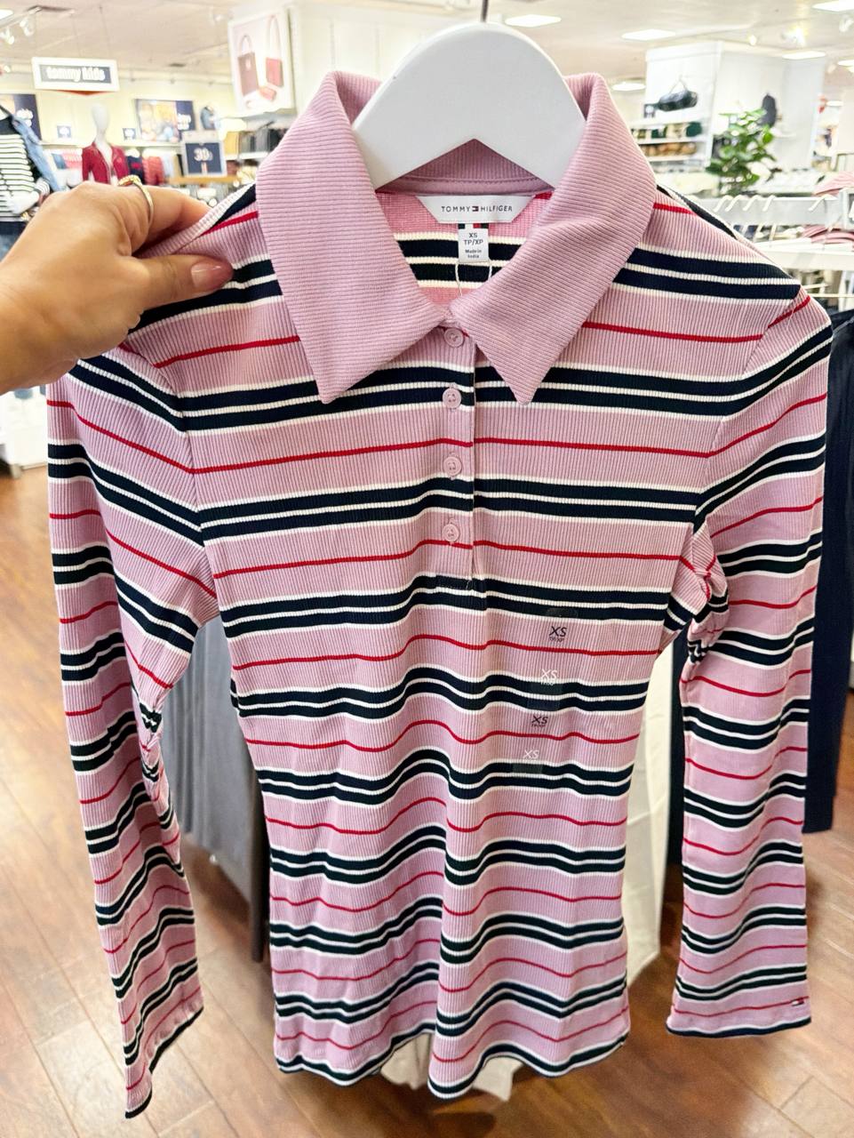 Polo manga longa