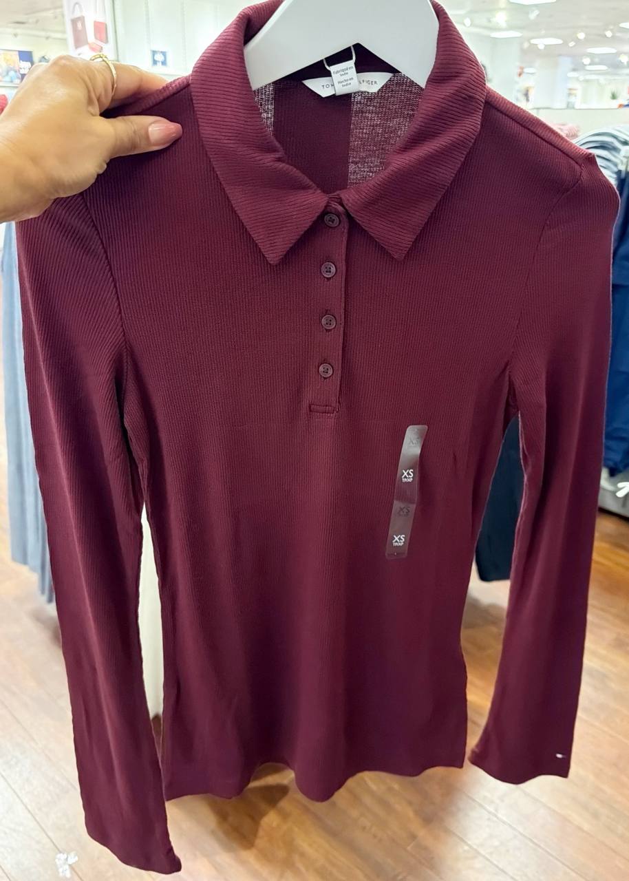 Polo manga longa