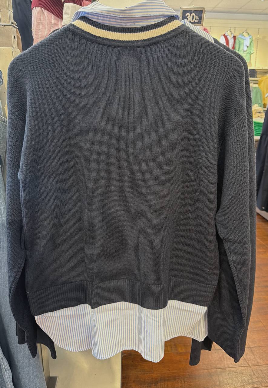 Camisa de linha com gola