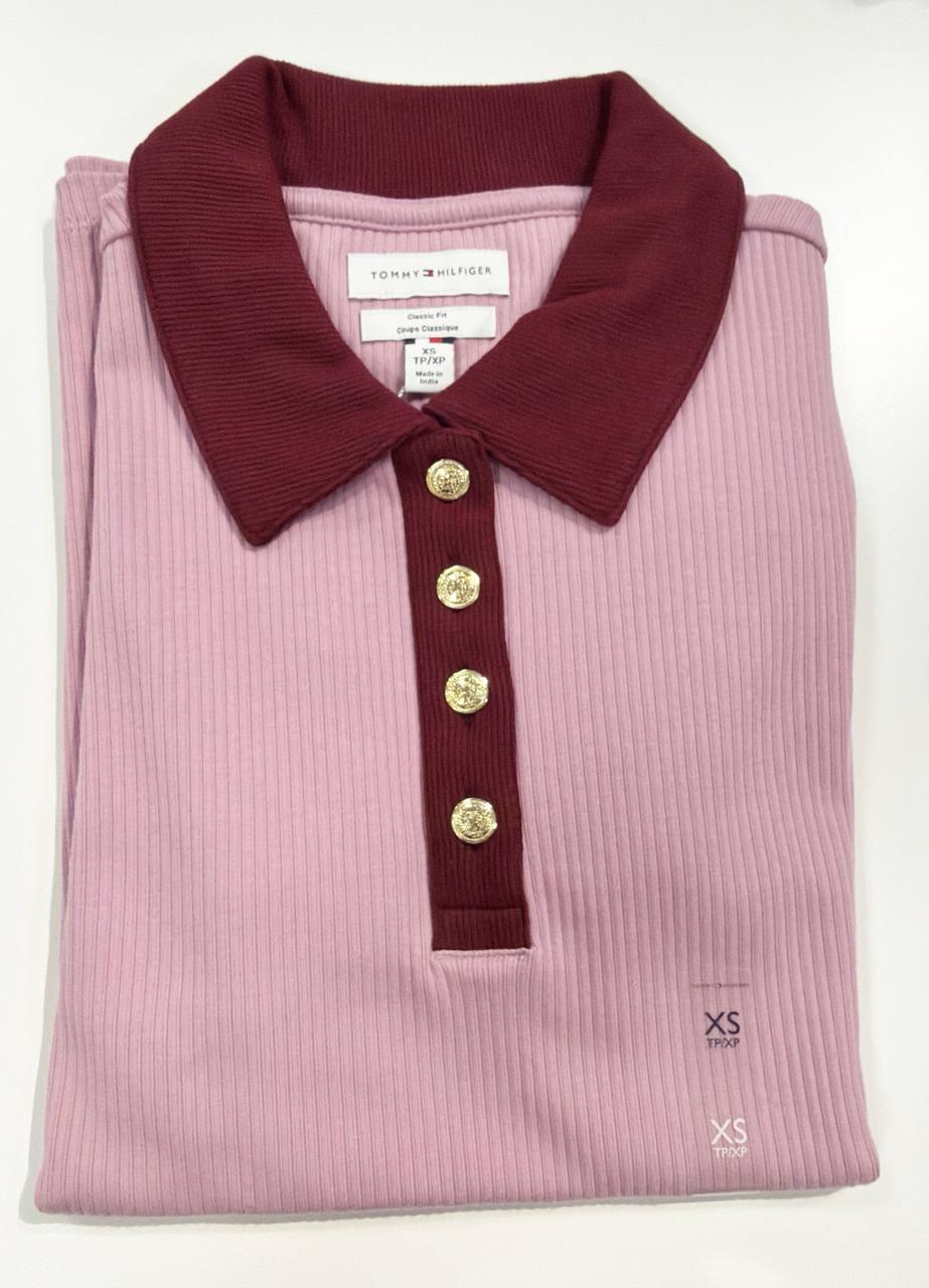 classic polo manga curta