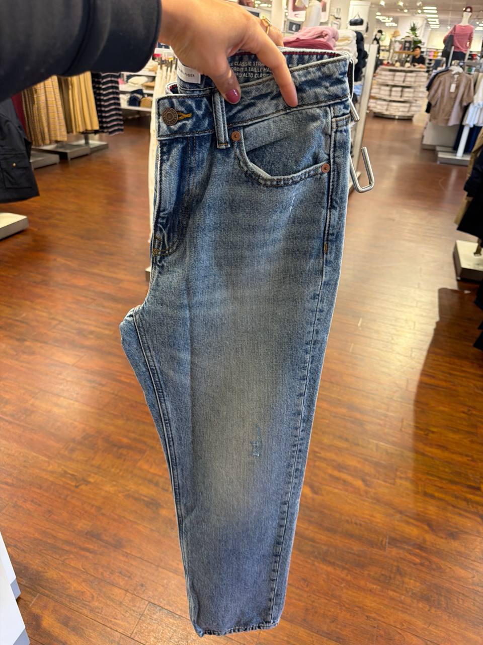 calça HIGH RISE WIDE CLASSIC STRAIGHT LEG