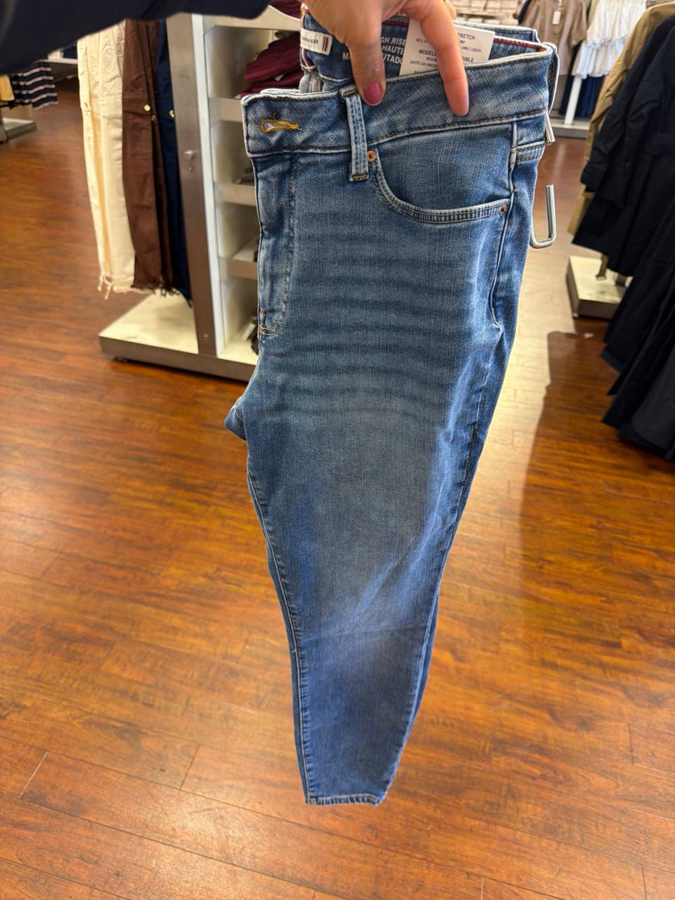 calça HIGH RISE WIDE SKINNY