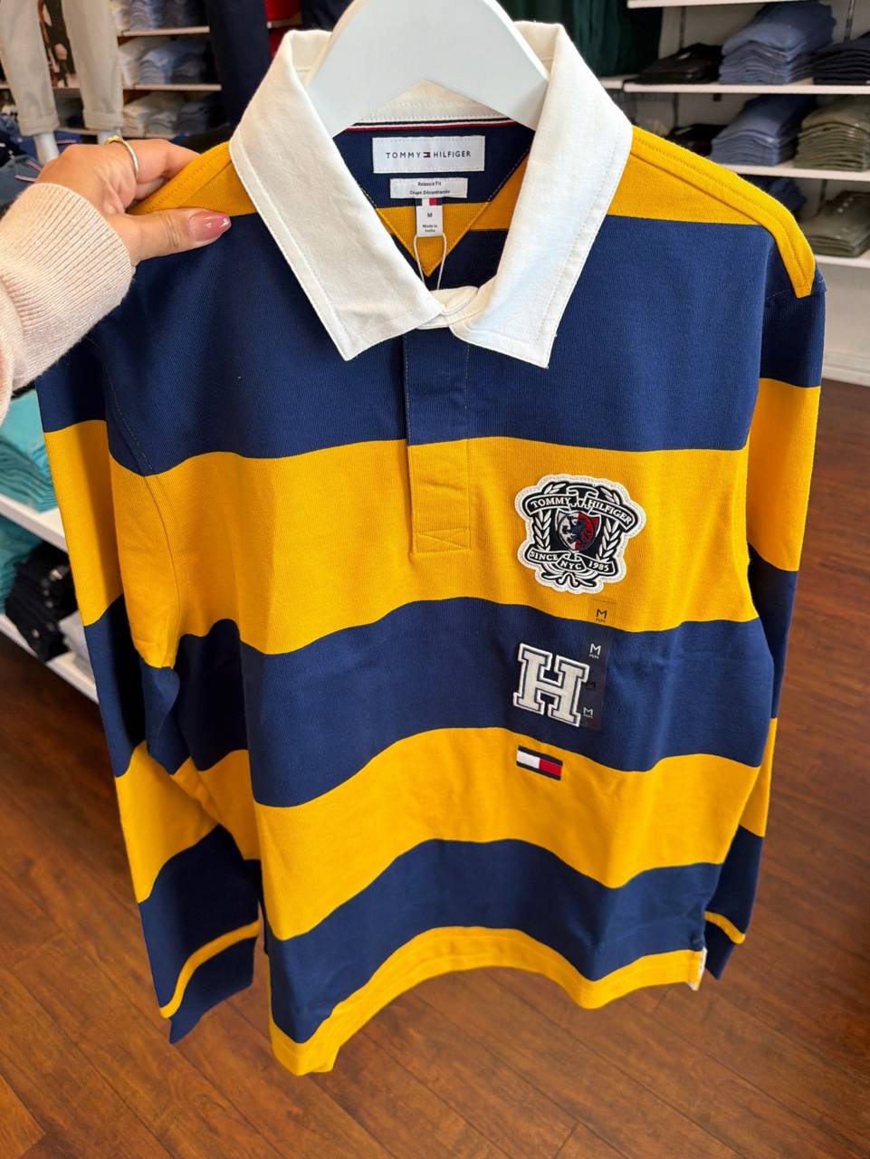 Polo Regular Fit Manga Longa