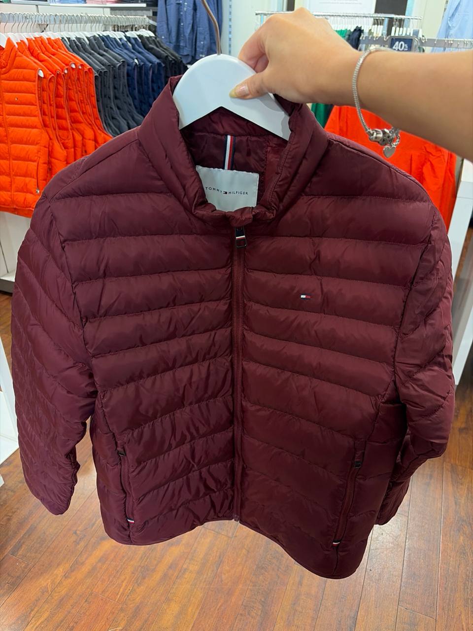casaco puffer térmico
