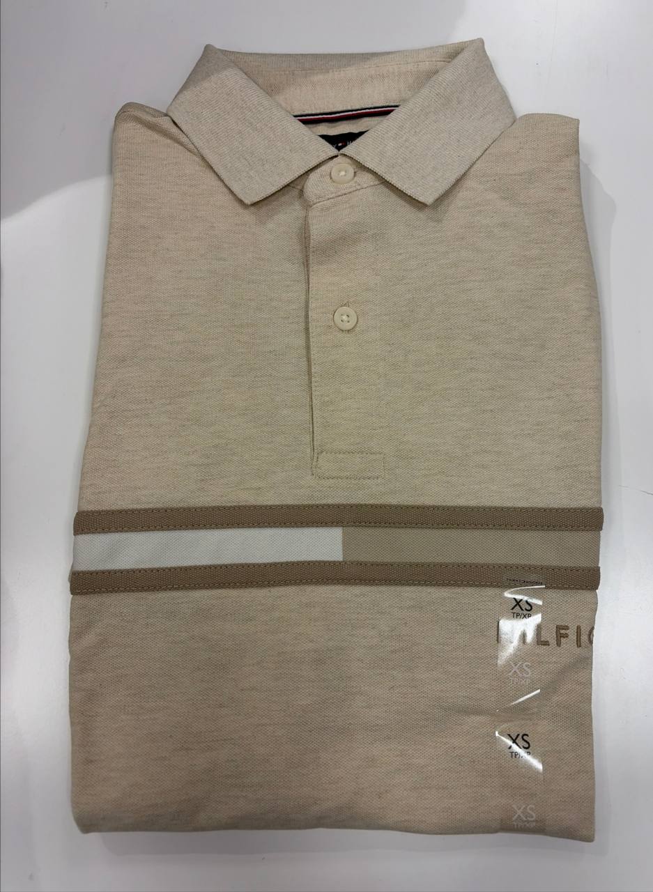 Polo Regular Fit Stretch manga curta
