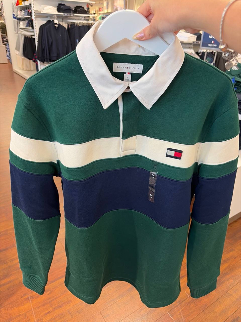 Blusa Polo manga longa