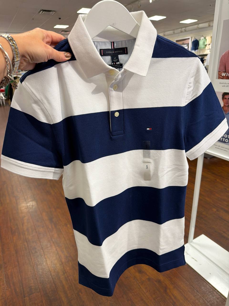 slim fit stretch polo