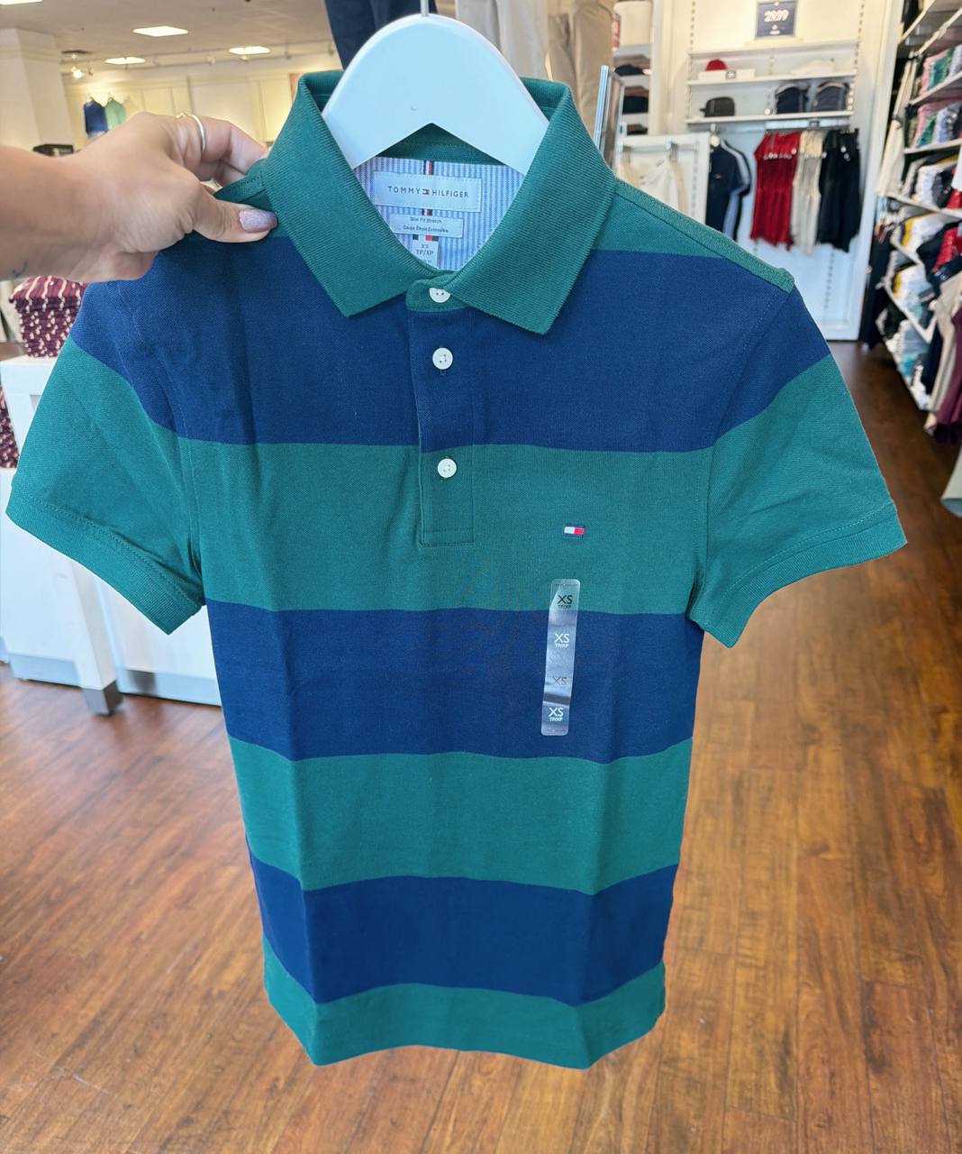 slim fit stretch polo