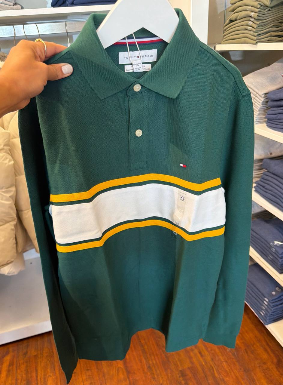 Blusa Polo manga longa