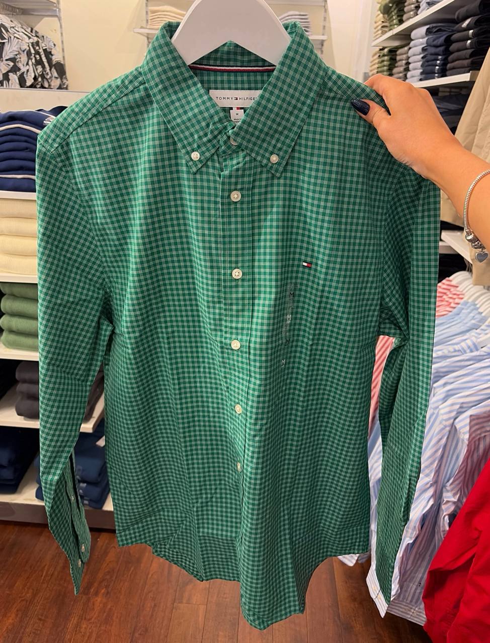 Camisa social manga longa REGULAR fit algodão