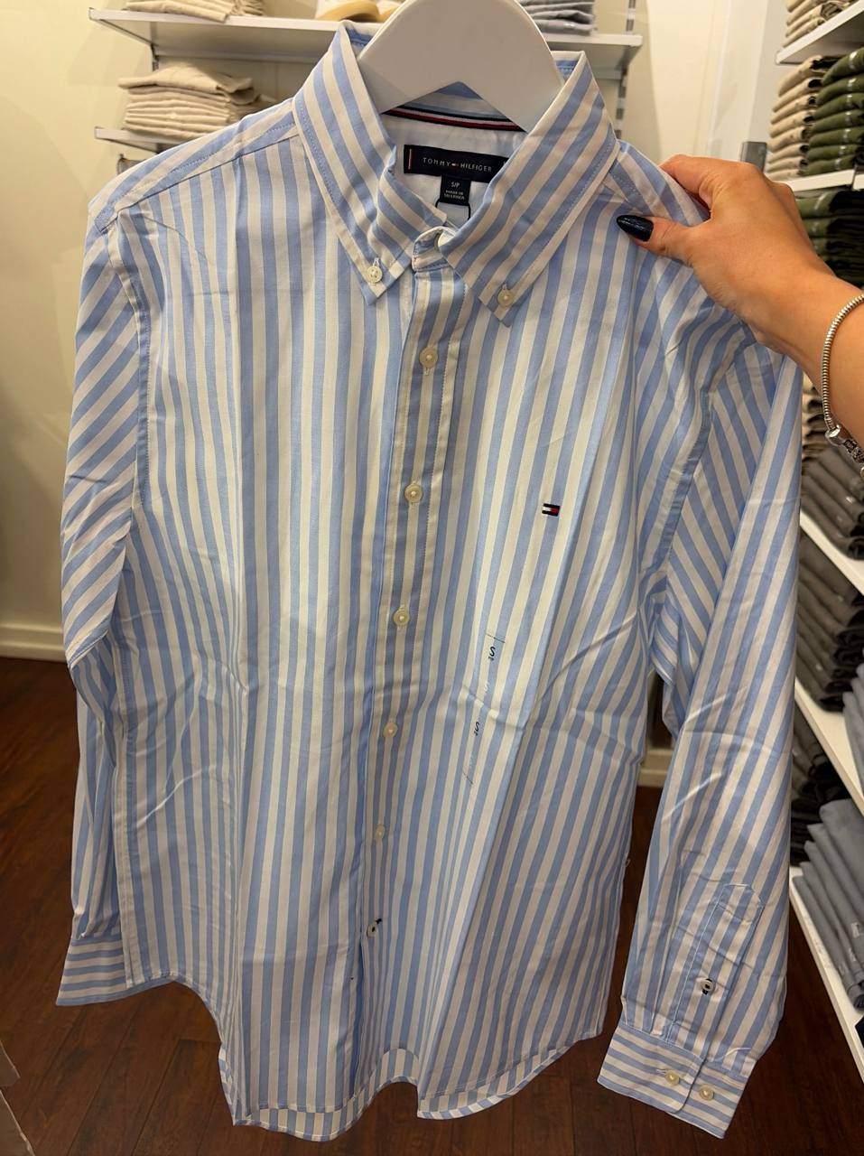 Camisa social manga longa REGULAR fit algodão