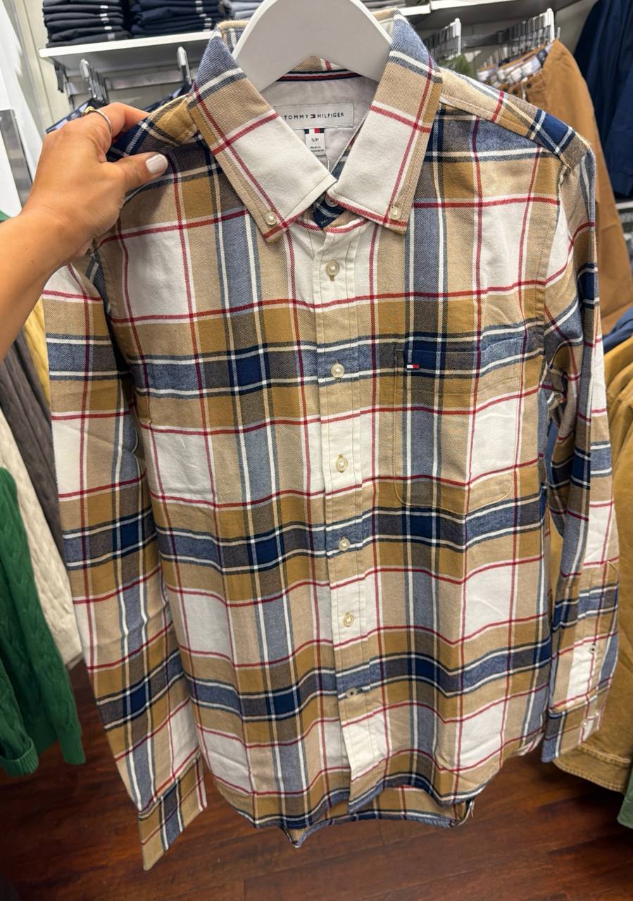 Camisa social manga longa REGULAR fit flanela