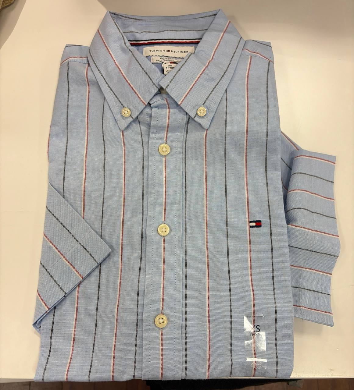 Camisa regular fit manga curta oxford