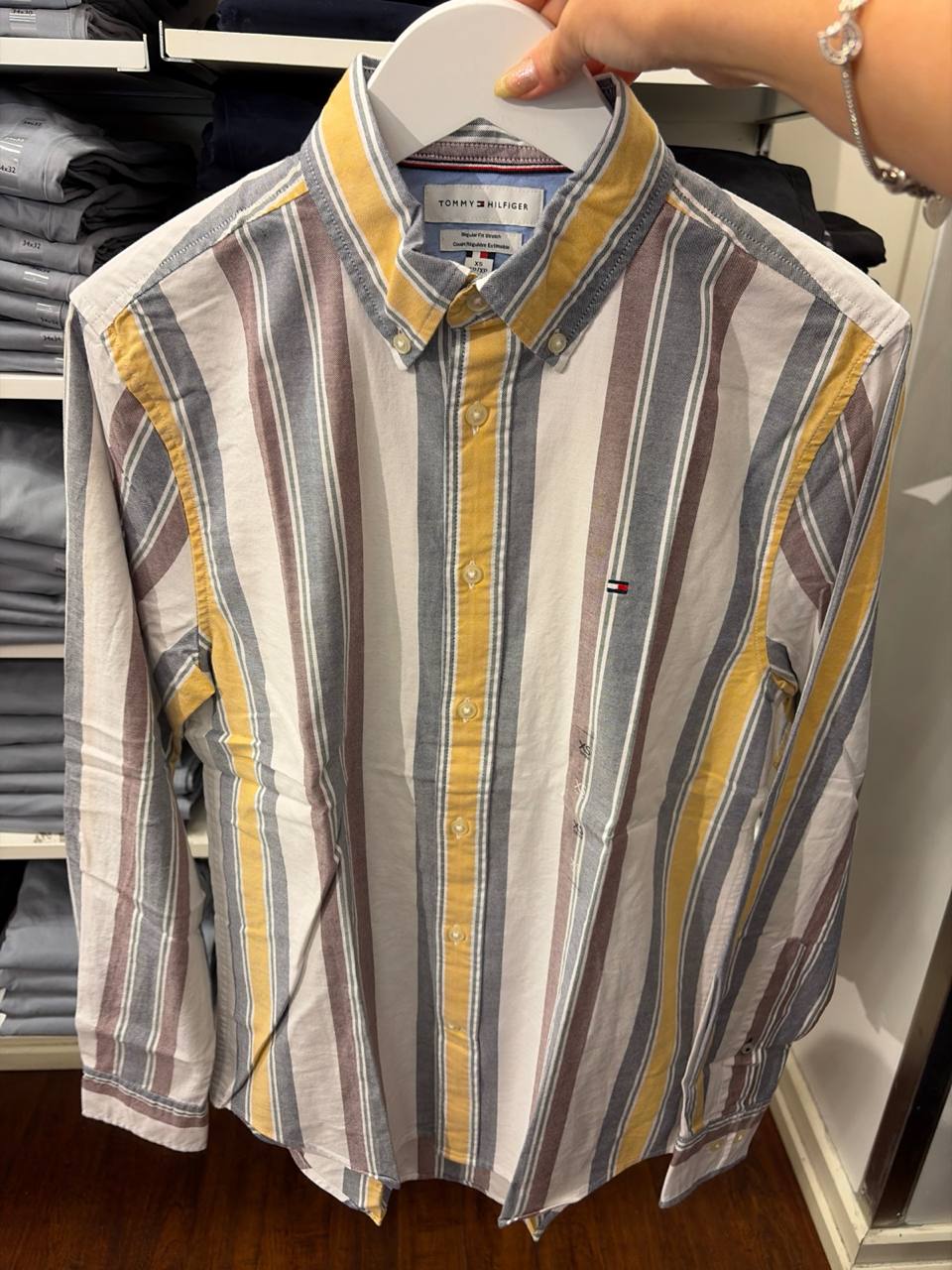 Camisa regular fit Oxford