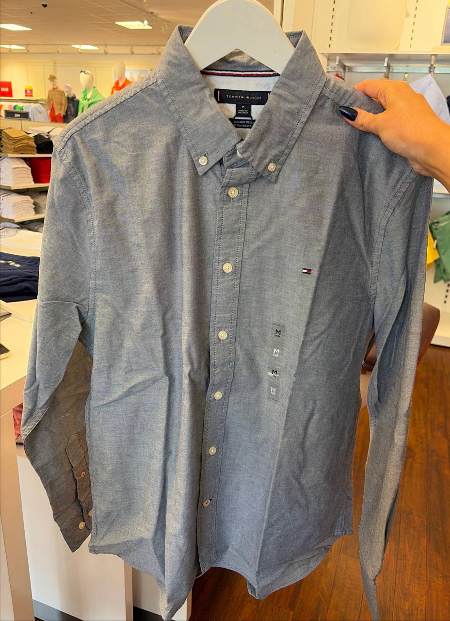 Camisa social manga longa REGULAR fit oxford