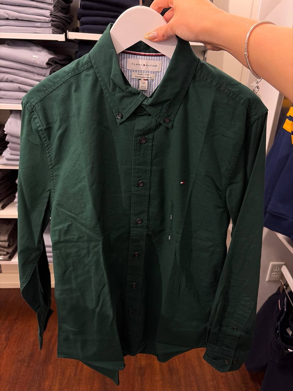 Camisa social manga longa REGULAR fit oxford