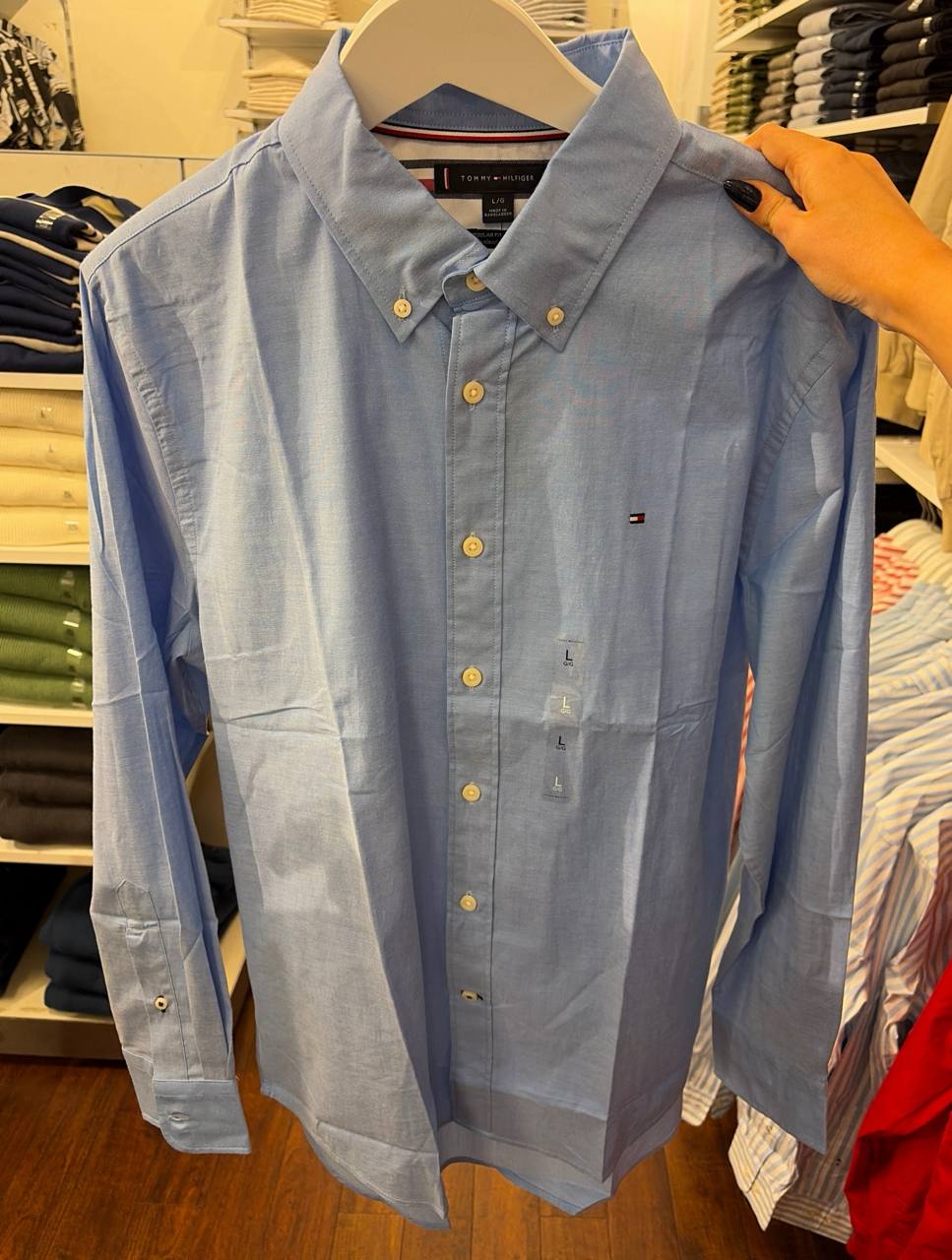 Camisa social manga longa REGULAR fit Oxford