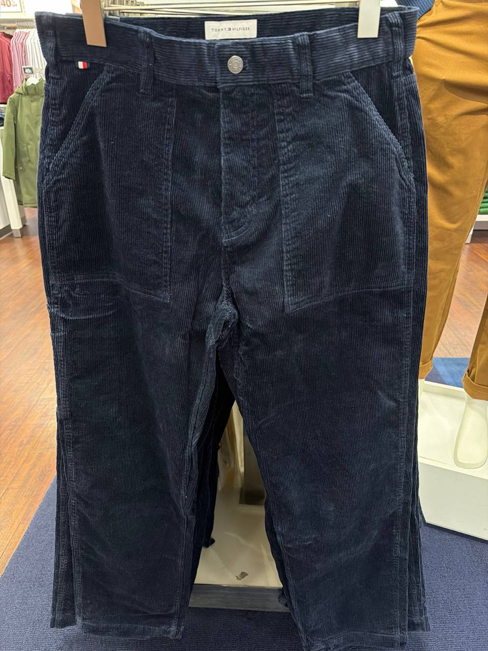 Calça de veludo Stretch loose larguinha e confortável