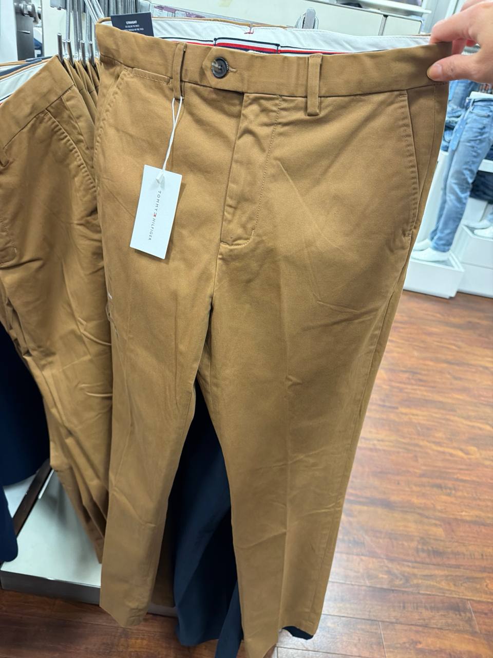Calça social reta poliéster com viscose
