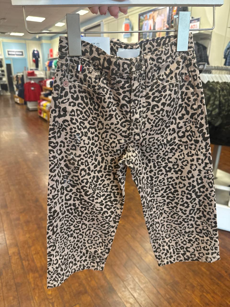 calça jeans pull on Wide Leg