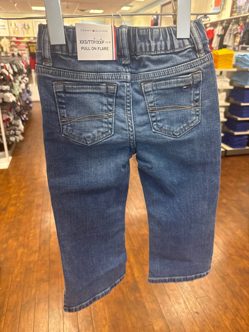 calça jeans pull on Flare