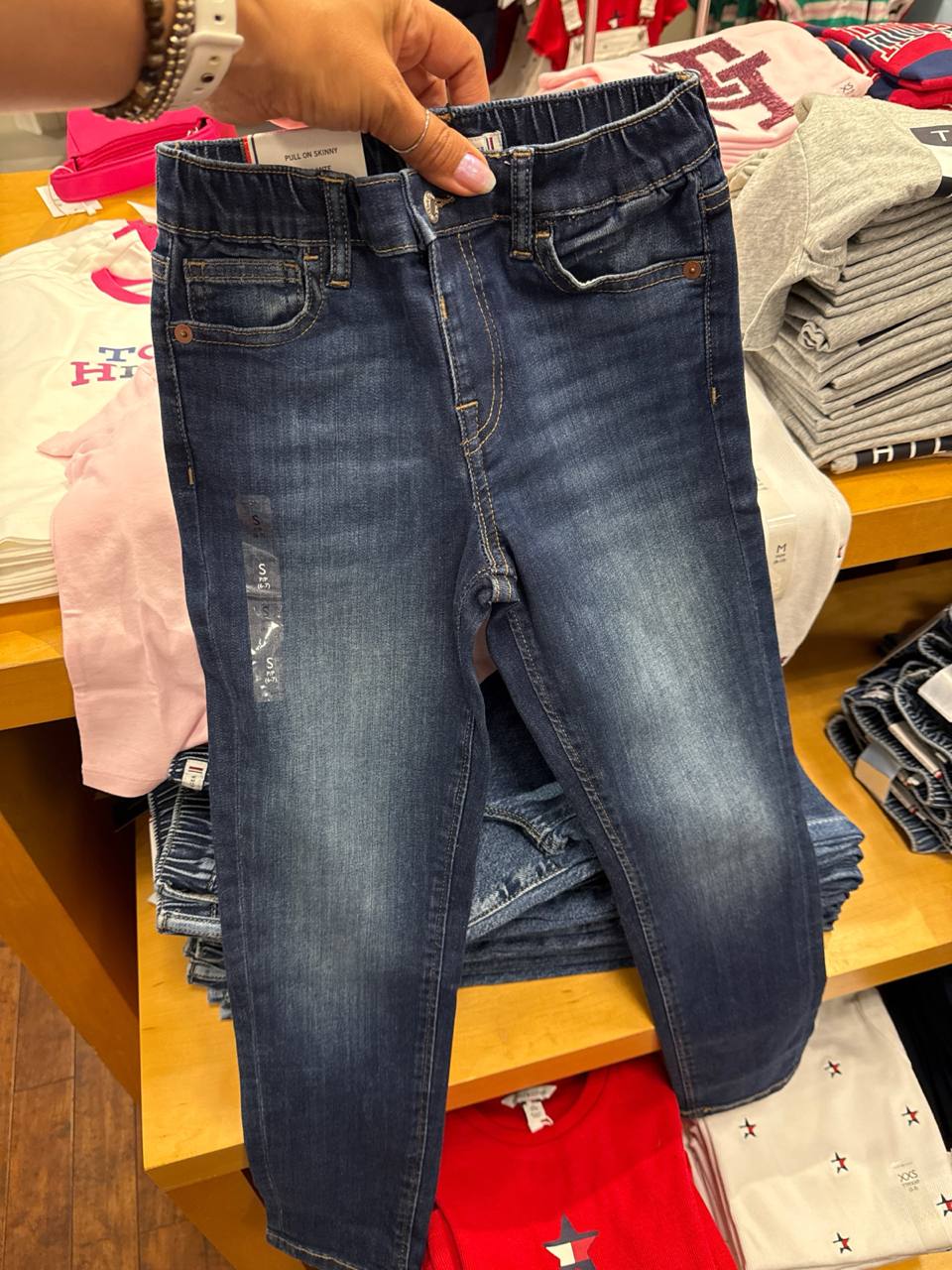 calça jeans pull on Skinny