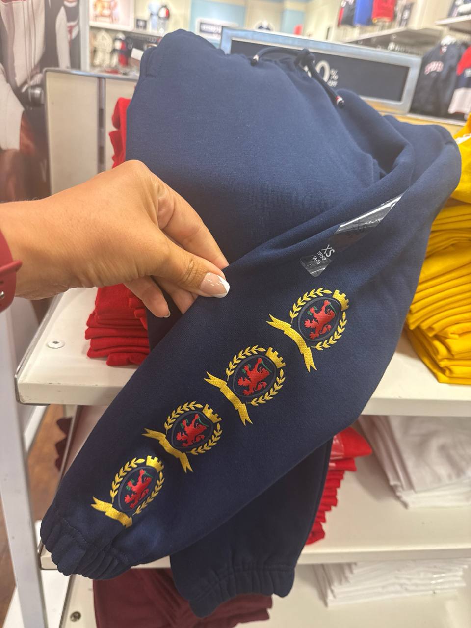 calça moletom com fleece e elástico na barra