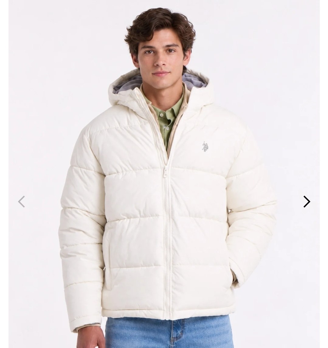 SOLID QUILTED CHANNEL PUFFER JACKET